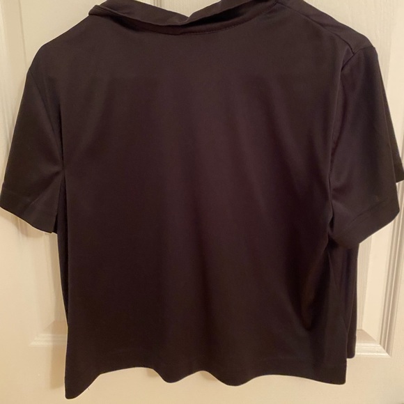 Black button up tee - Picture 2 of 2